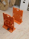 Rack-A-Tiers Orange Polyethylene 2 1/2 Inch Wire Dispenser for 38 Inch Wire Reels, small image number 4