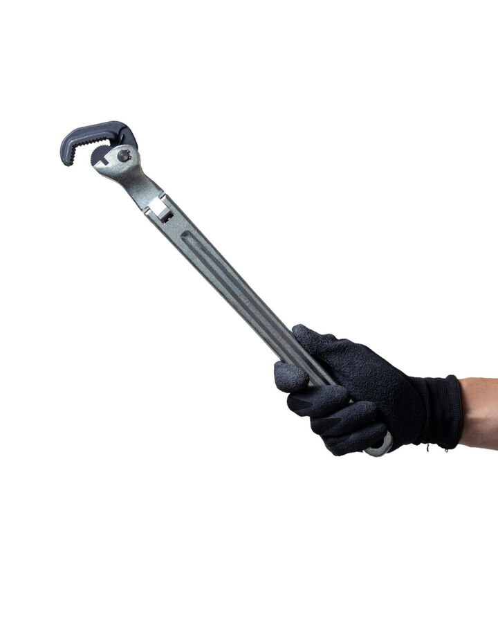 Pipe Vise 1/2 - 1 Inch Pipe Capacity Steel Handle Amigo XL Flex Pipe Wrench