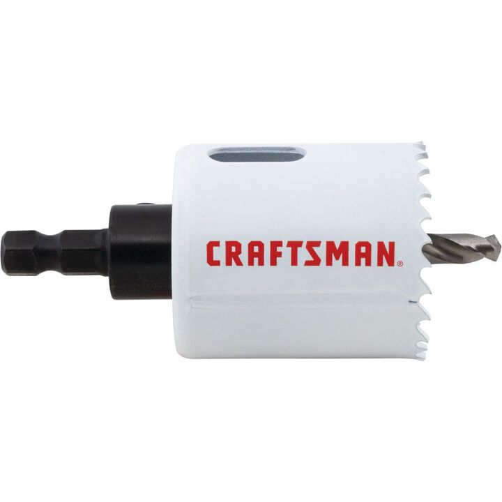 CRAFTSMAN 1-3/4-in Bi-Metal Hole Saw With Arbor