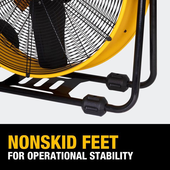 DEWALT 24 Inch Heavy-Duty Drum Fan with 12 Ft Power Cord, large image number 9