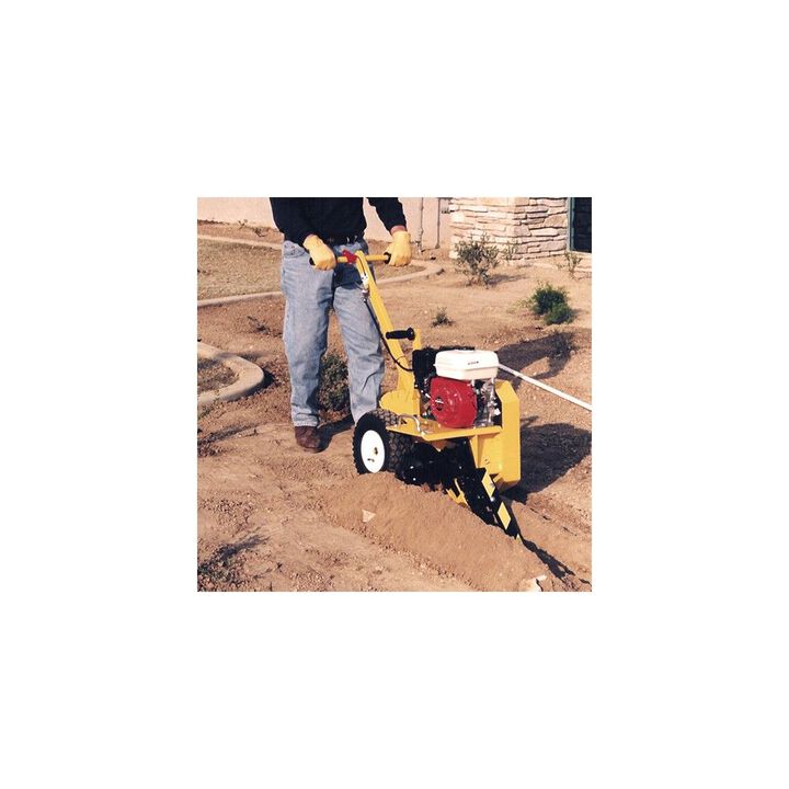 Ground Hog Mini Irrigation Trencher with Honda Engine & 18 Inch Bar, large image number 1