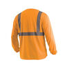 Occunomix Hi-Vis Orange Class 2 Classic Wicking Birdseye T-Shirt Long Sleeve 2X, small image number 2