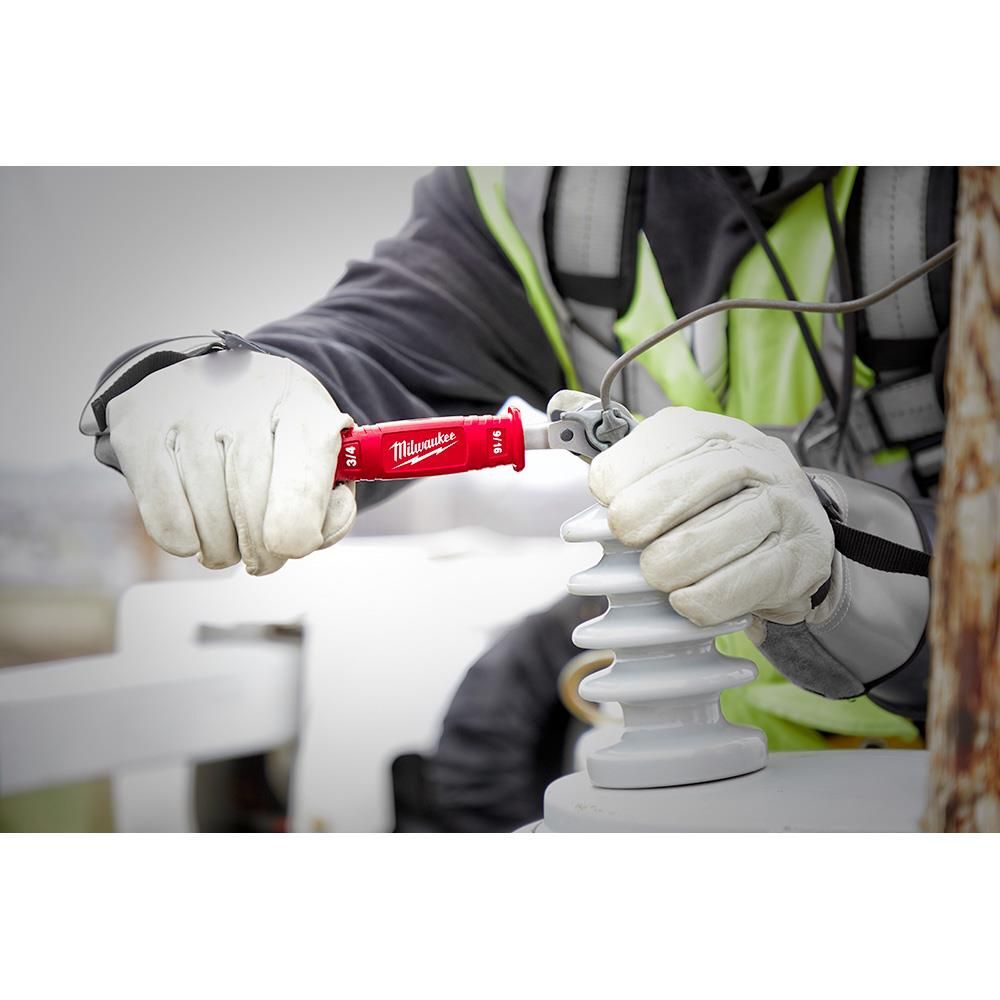 Milwaukee Linemans 4-in-1 Insulated Ratcheting Box Wrench, large image number 3