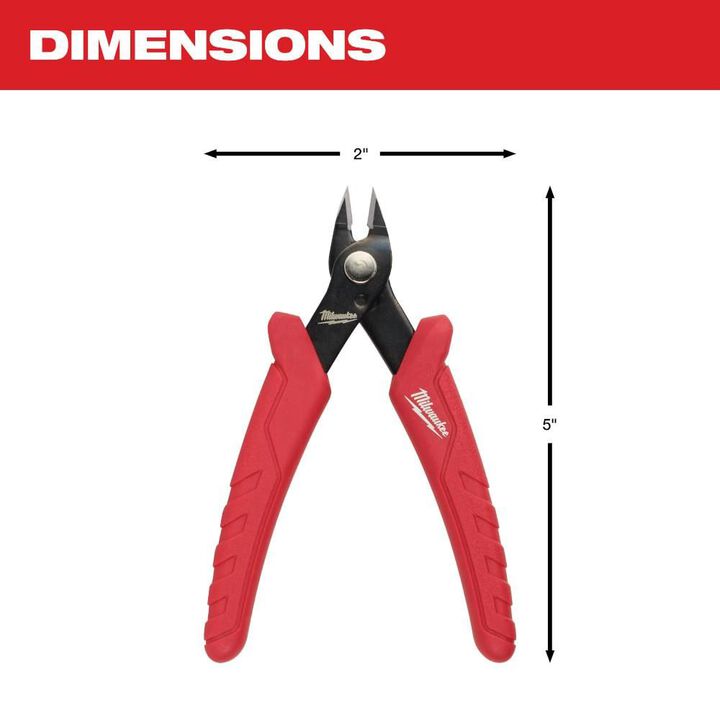 Milwaukee Mini Flush Cutters, large image number 2