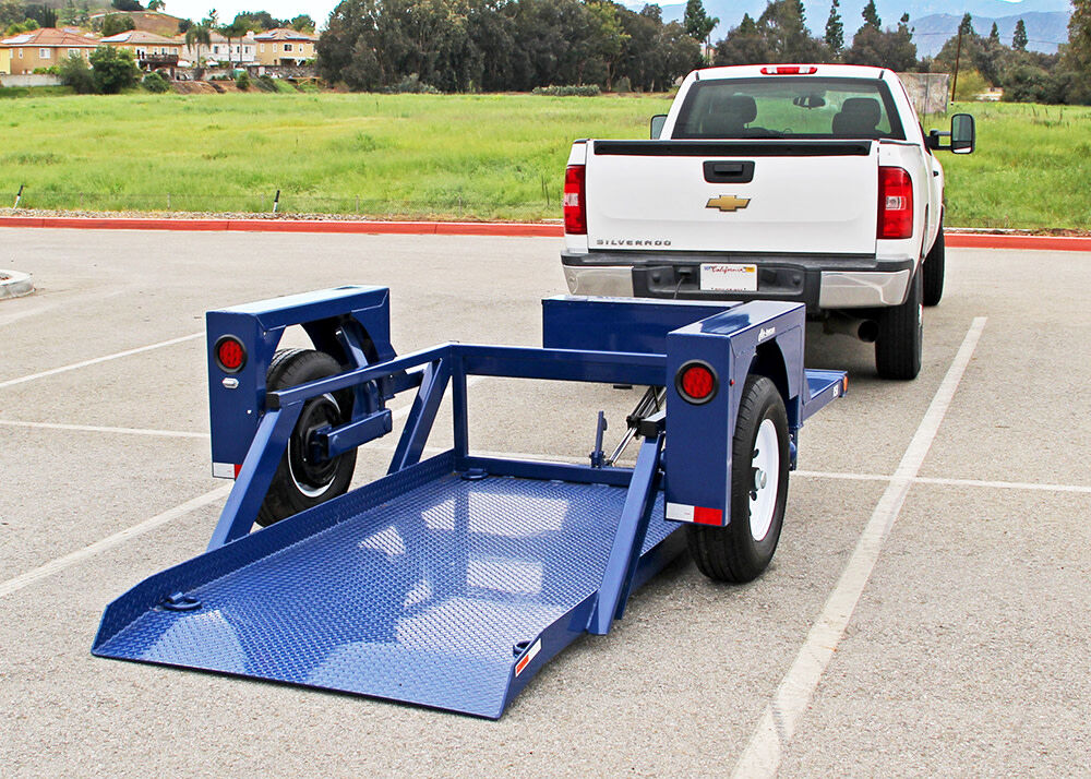 Air-Tow Trailers 8' 6in x 4' 4in Drop Deck Flatbed Trailer - 3500 lb. Cap, large image number 5