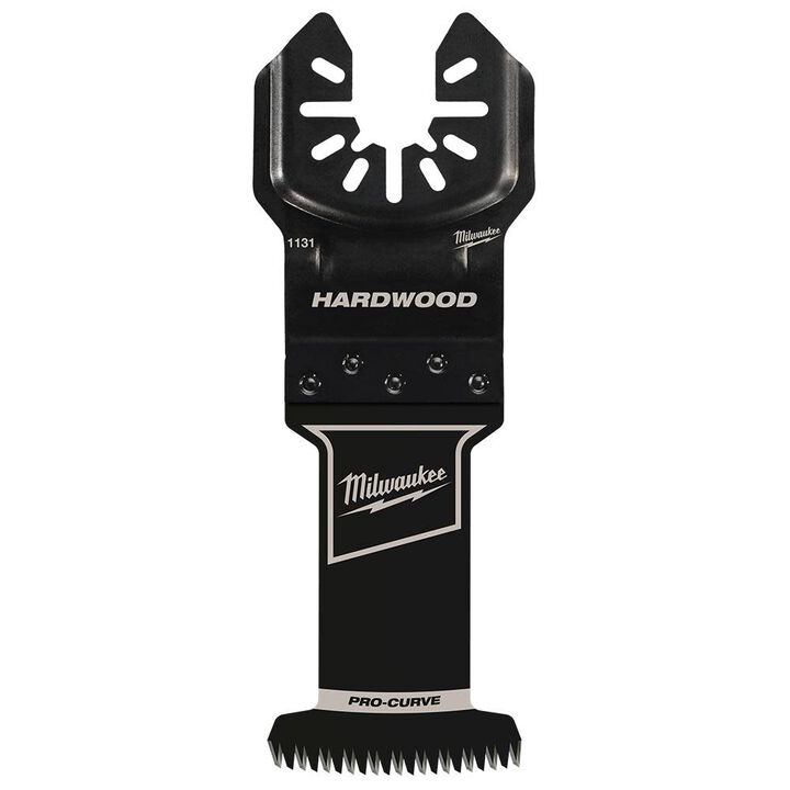 Milwaukee OPEN-LOK 1-3/8 Inch HCS Japanese Tooth PRO-CURVE Hardwood Multi-Tool Blades 25pk