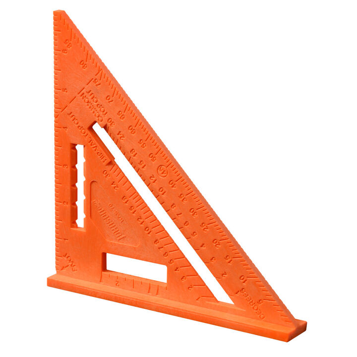 Johnson Level 7 Inch Structo-Cast Rafter Angle Square Glo Orange
