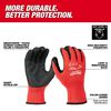 Milwaukee Cut Level 3 Nitrile Dipped Gloves, Red, Large, small image number 2