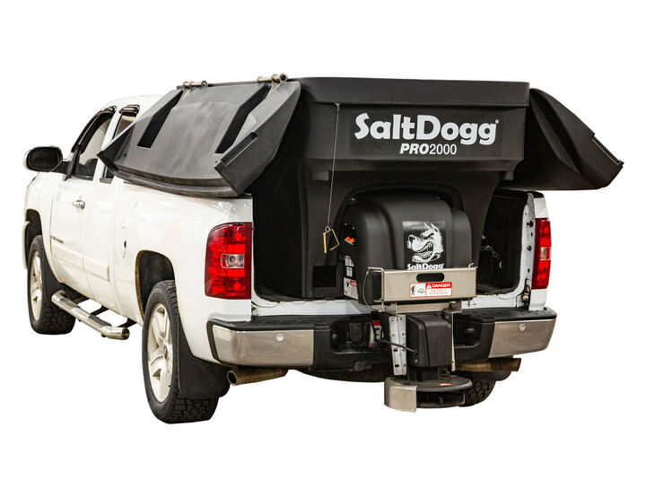 Buyers Products Company SaltDogg PRO2000 2.0 Cubic Yard Electric Poly Hopper Spreader - Auger, large image number 0