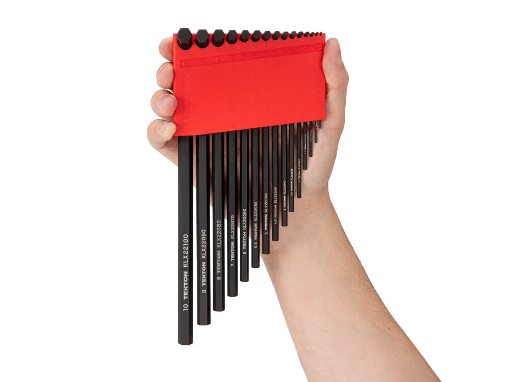 Tekton Flat End Hex Key Set, 41 Piece (0.050-3/8 Inch, 1.3-10 mm, T6-T50), large image number 7