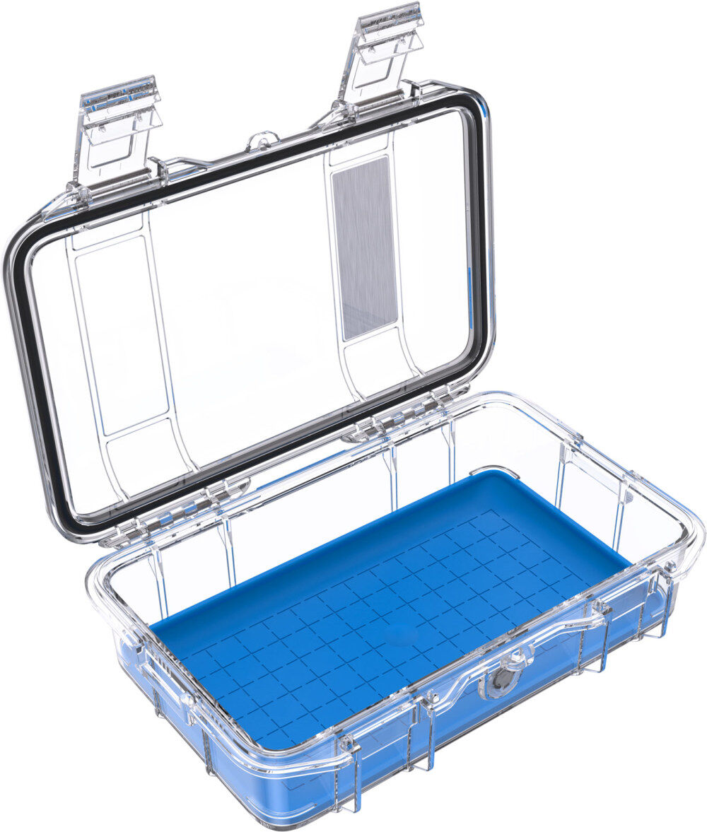 Pelican Polycarbonate M50 Micro Case, Blue/Clear, large image number 3