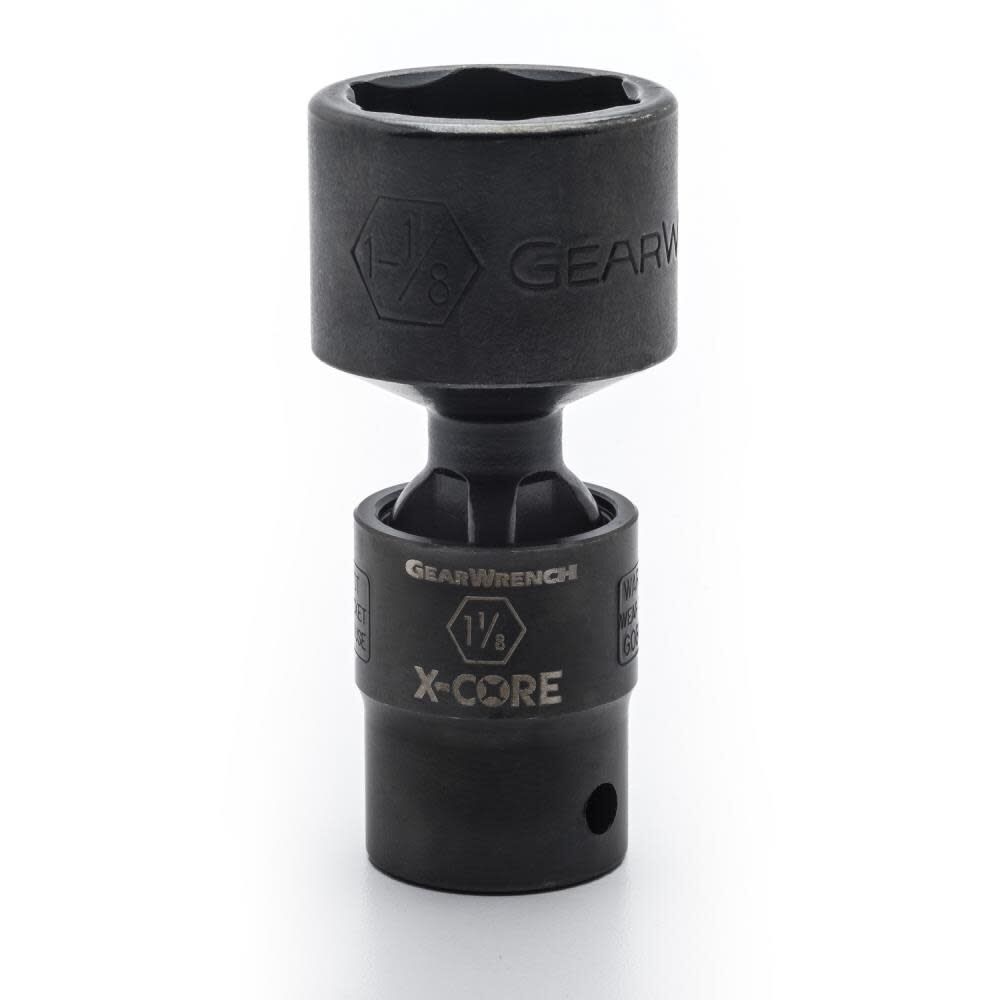 GEARWRENCH Pinless Universal Impact Socket 1/2in Drive 6 Point 1-1/8 In., large image number 1
