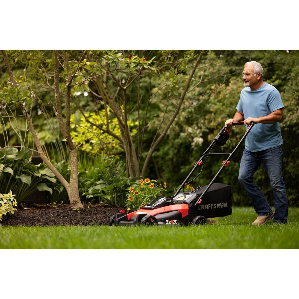 CRAFTSMAN V20* 2x20V 20 Inch Brushless Cordless Push Mower, large image number 5