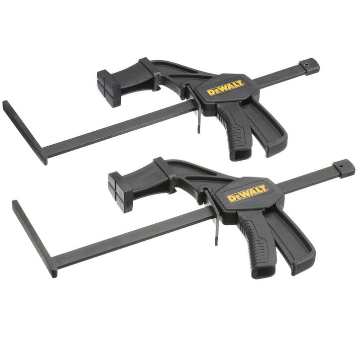 DEWALT TrackSaw Track Clamps & 60V MAX Cordless Track Saw Kit Bundle, large image number 5