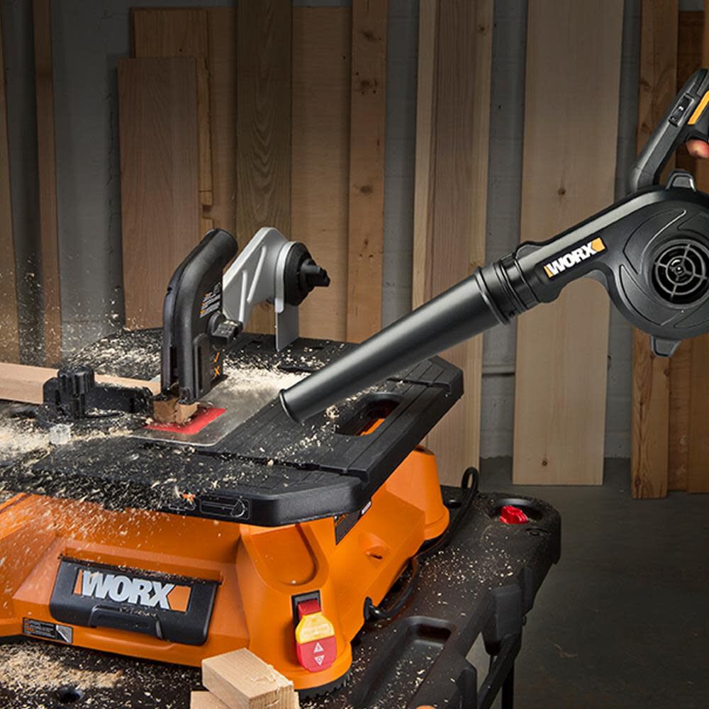 Worx 20V Power Share Cordless Shop Blower Kit, large image number 4