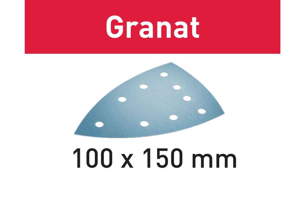 Festool Sanding Disc STF DELTA/9 P120 GR/100 Granat 100qty, large image number 1