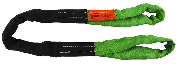 Lift-All 8 Ft Green Eye and Eye Tuflex Poly Round Sling, large image number 0