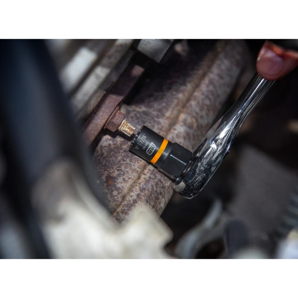 GEARWRENCH 8 piece 1/4 In. and 3/8 In. Drive Bolt Biter Impact Extraction Socket Set, large image number 8