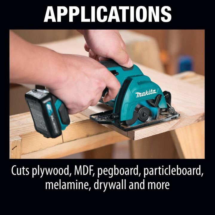 Makita 12V max CXT Lithium-Ion 3-3/8 in. Cordless Circular Saw Kit, large image number 8