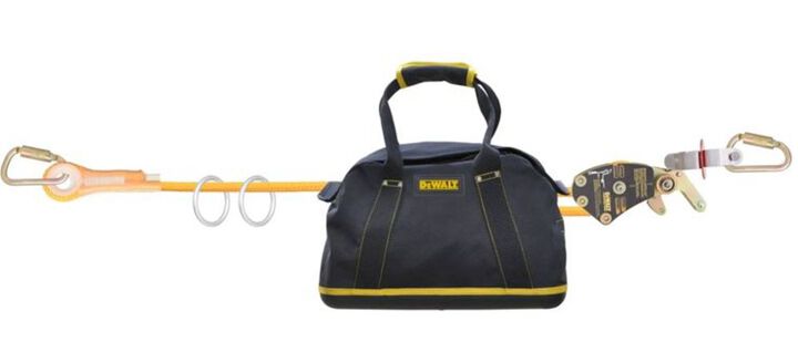 DEWALT 100 Ft. Two Person Temporary Horizontal Rope Lifeline System