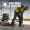Makita 1/2in x 13in SDS-MAX Bit 2-Cutter, small image number 3