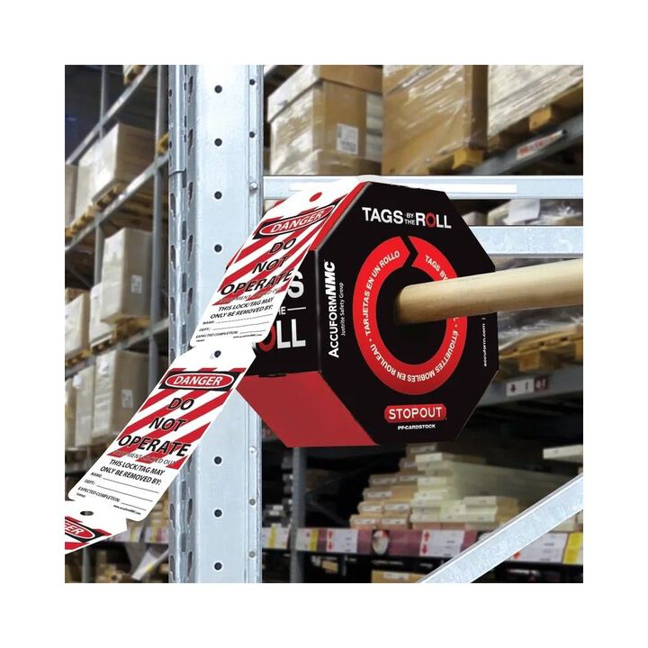 Accuform Cardstock OSHA Danger Do Not Operate Equipment Locked Out Tag, large image number 4