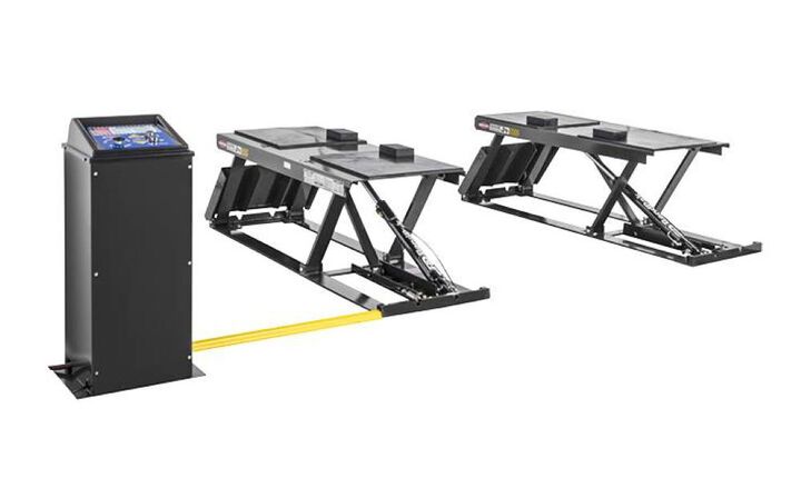 Bendpak P-9000LTF Low Rise Scissor Equipment Lift Flush Mounted Pit Style 9000 lbs Capacity
