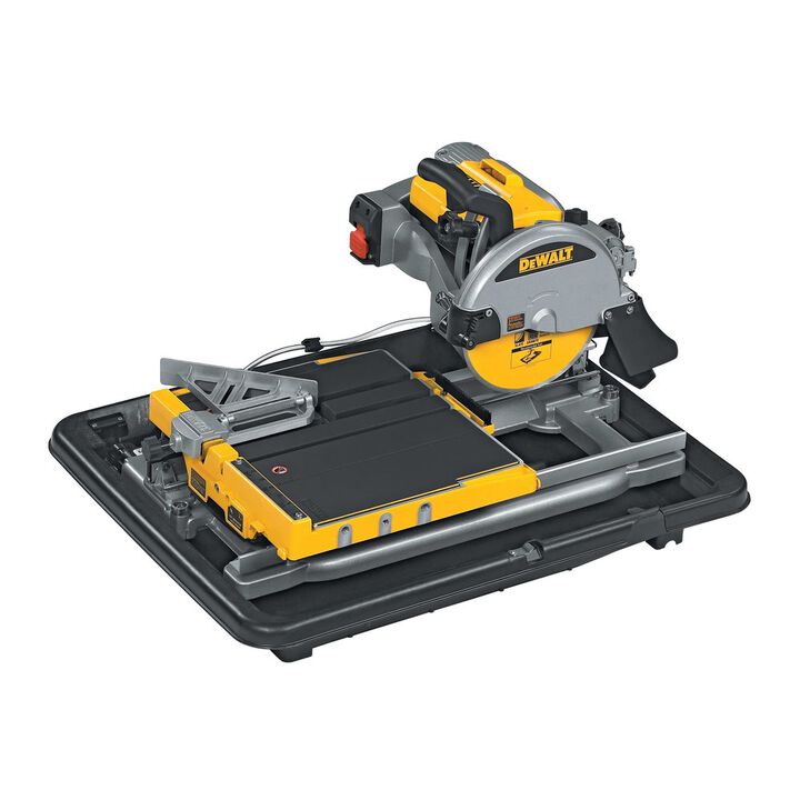 DEWALT 10 Inch Corded Wet Tile Saw & Wet Tile Saw Stand for D24000 Bundle, large image number 3