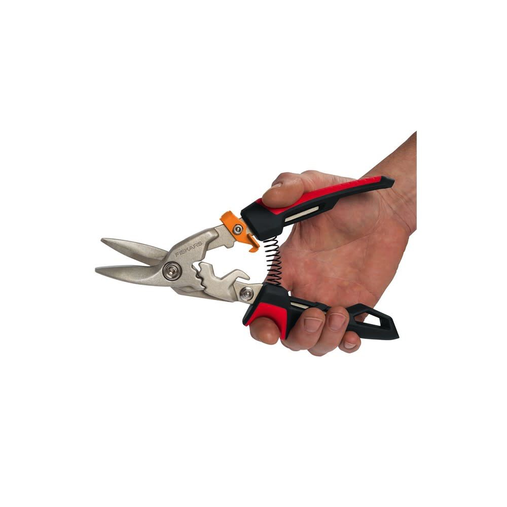 Fiskars Steel Blade Left Cut Aviation Snip with Steel Handle, large image number 4