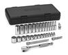 GEARWRENCH Socket Set 30 pc. 3/8 In. Drive 12 Point SAE Standard and Deep, small image number 1