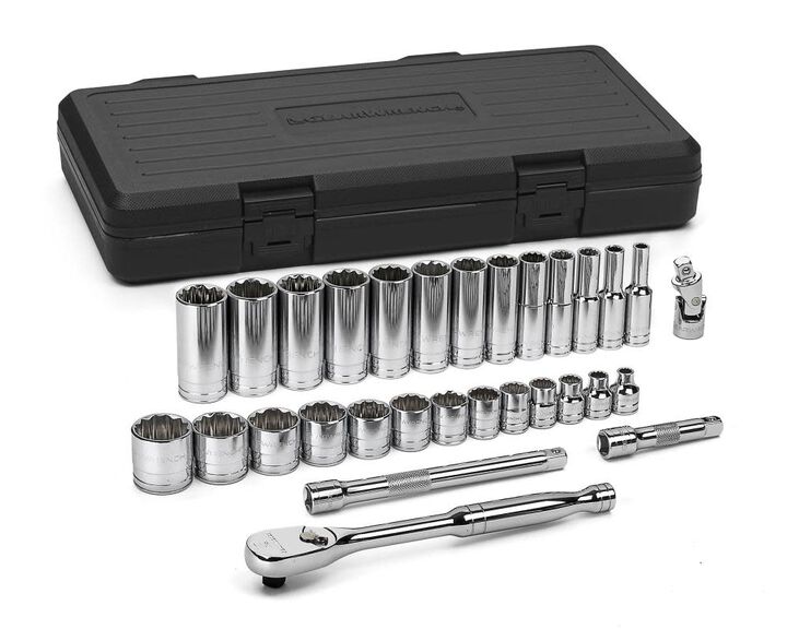 GEARWRENCH Socket Set 30 pc. 3/8 In. Drive 12 Point SAE Standard and Deep