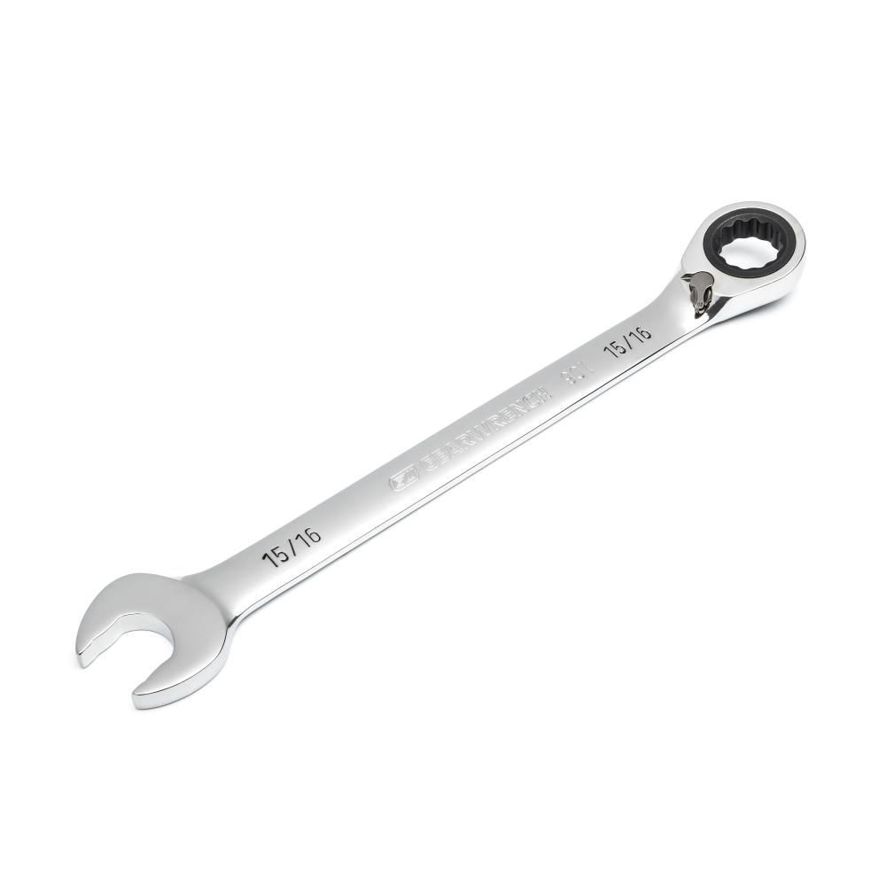 GEARWRENCH 15/16 Inch 90-Tooth 12 Point Reversible Ratcheting Wrench, large image number 4