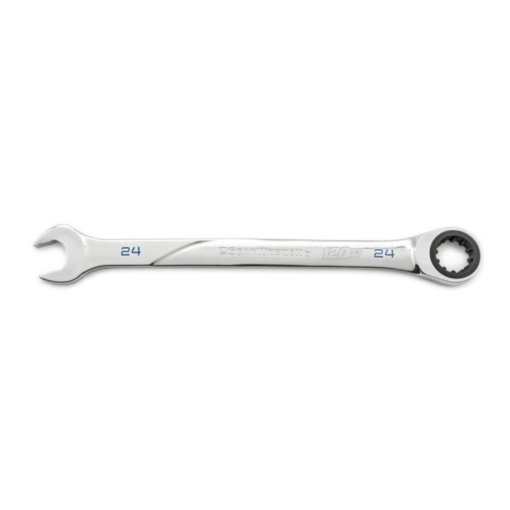 GEARWRENCH 120XP Combination Ratcheting Wrench Universal Spline XL 24mm