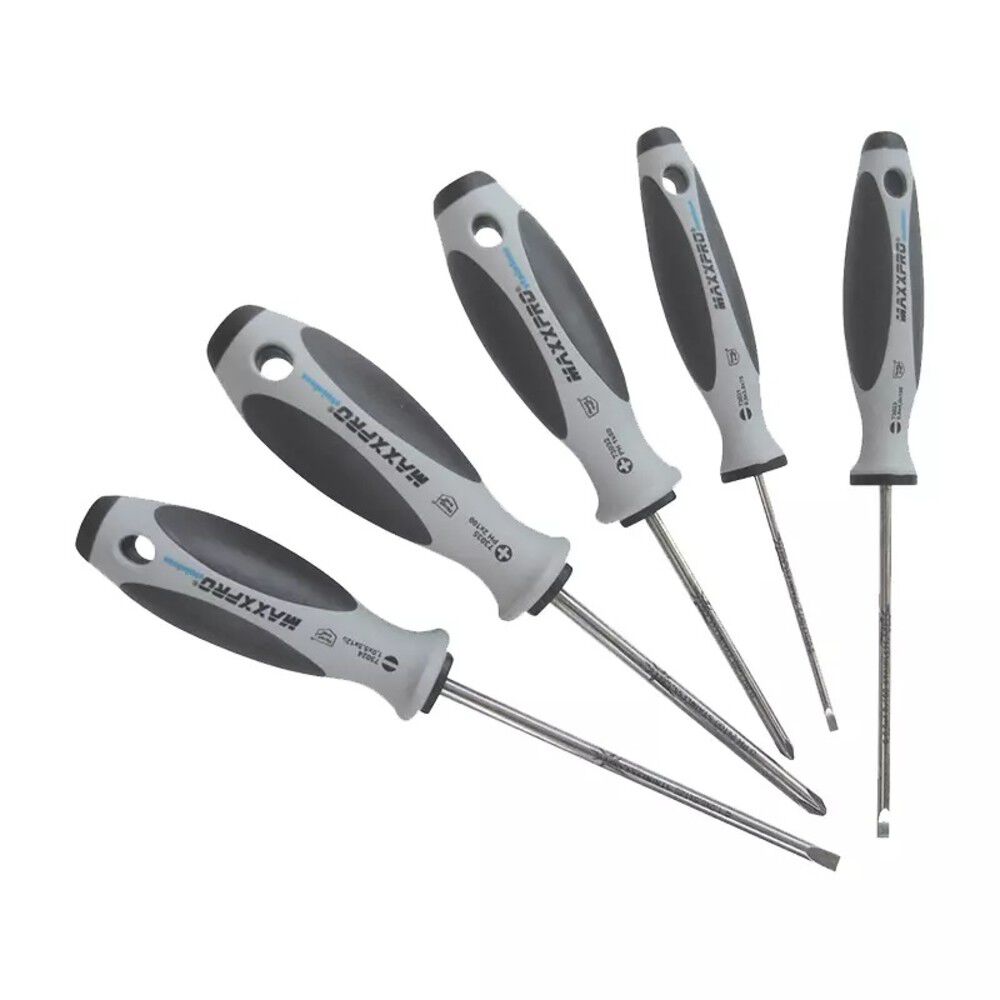 Knipex MAXXPRO Slotted & Phillip Stainless Steel Screwdriver Set, 6 Piece, large image number 1