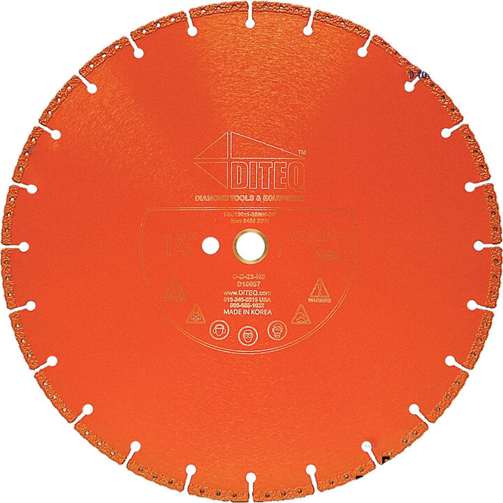 Diteq 12in D-23 Rescue / Utility Metal Cutting Blade