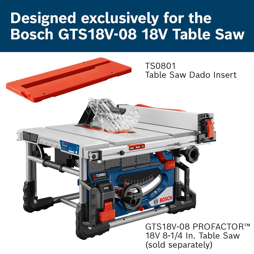 Bosch Table Saw Dado Insert, large image number 5