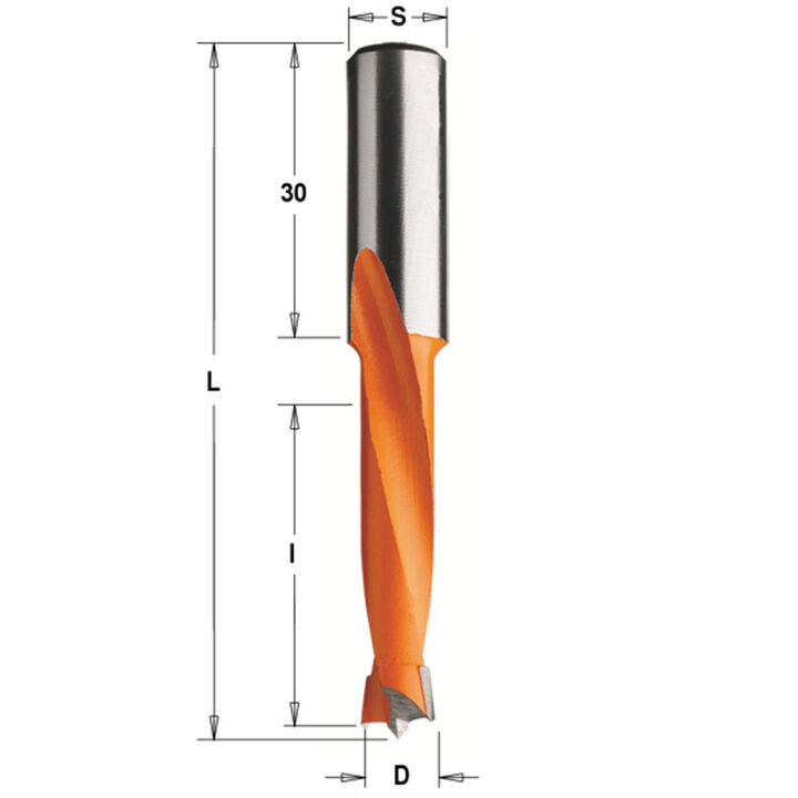 CMT Dowel Drill 8 x 35 x 70 LH