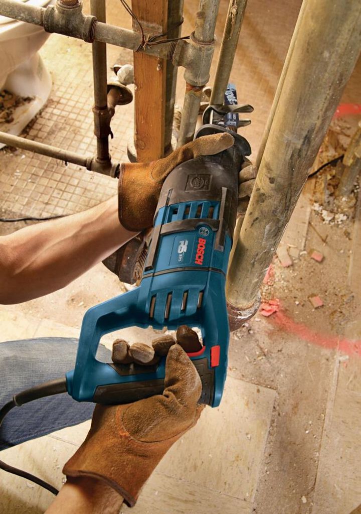 Bosch 6 Inch 8/10 TPI Edge Reciprocating Saw Blades for Thick Metal 5 Piece, large image number 2