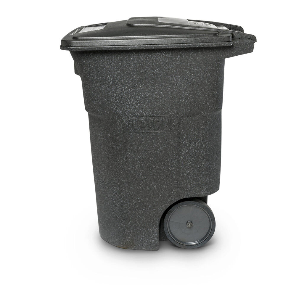 Toter 96 Gallon Trash Can with Smooth Wheels and Lid, large image number 4