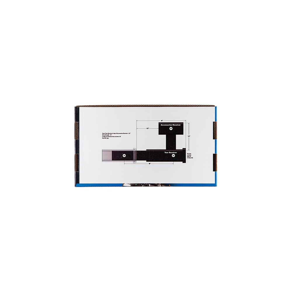 Reese 2in 4000 lbs Trailer Hitch Extension with Dual Receivers, large image number 7