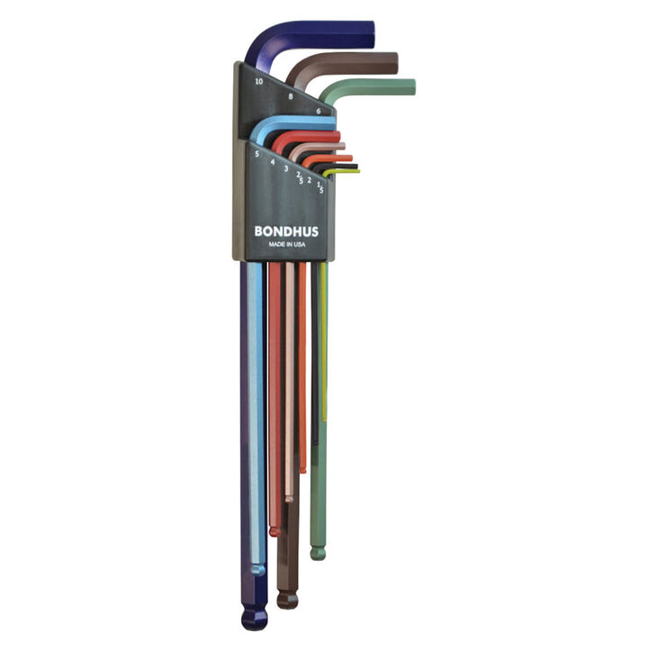 Bondhus Set 9 ColorGuard Ball End Metric