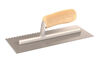 Bon Tool Notched Trowel 1/8 Inch x 3/16 Inch Rect with Wood Handle, small image number 1