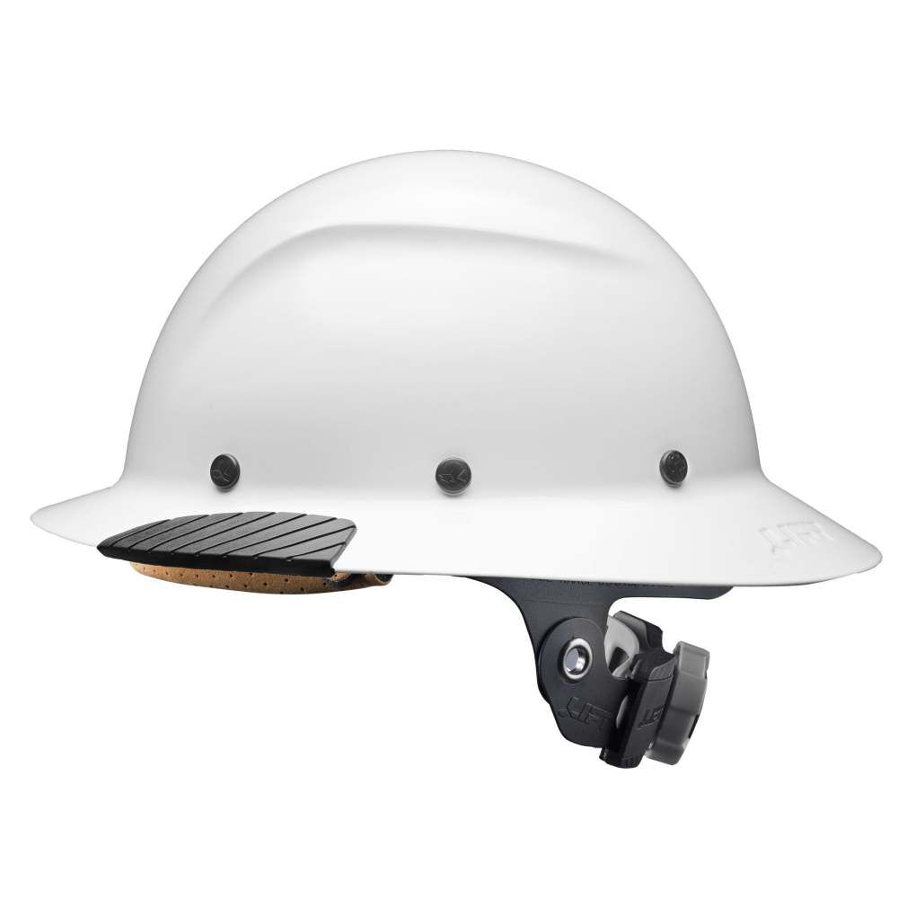 Lift Safety Hard Hat DAX White Carbon Fiber Full Brim, large image number 1