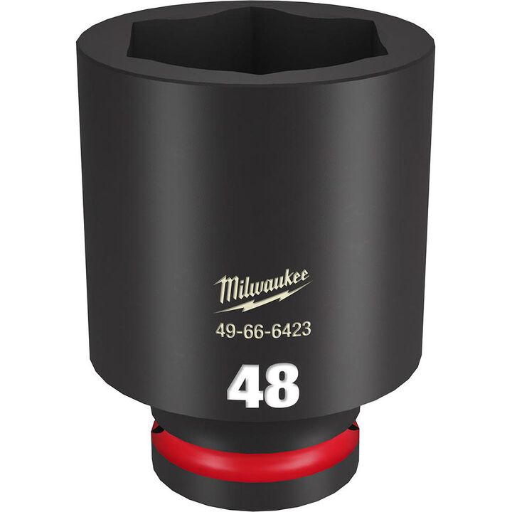 Milwaukee SHOCKWAVE Impact Duty Socket 3/4in Drive 48MM Deep 6 Point