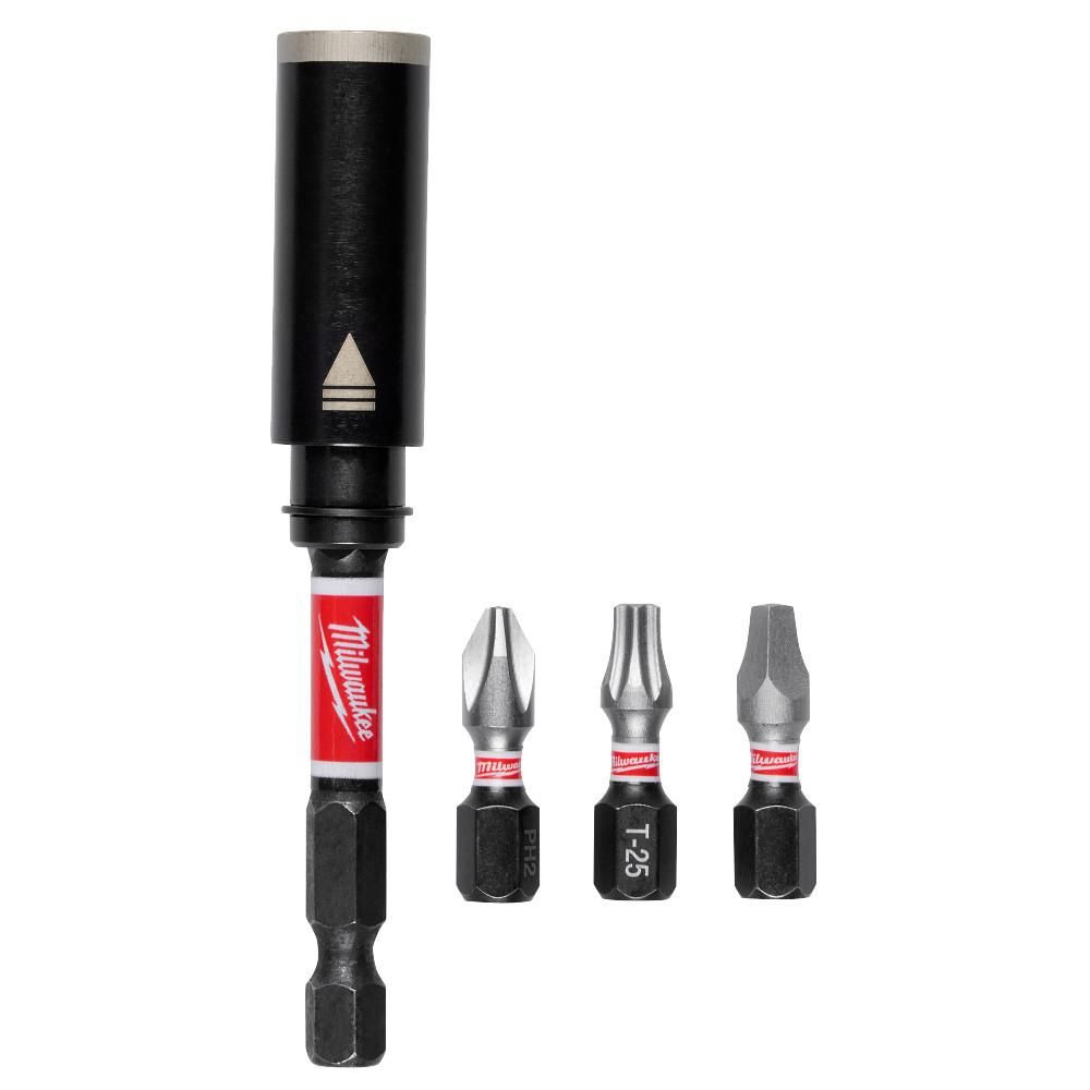 Milwaukee SHOCKWAVE Impact Duty 3 Inch Screw-Holding Bit Holder & Insert Bit Set, 4 Piece, large image number 10