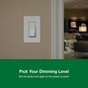 Lutron Diva LED+ 150W 120V 1P Gloss White 3-Way Dimmer Switch W/Night, small image number 4