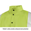 Black Stallion Welding Jacket 9oz Lime Green FR Cotton Medium, small image number 3