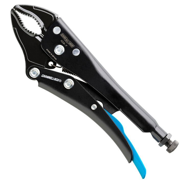 Channellock 7" Locking Pliers, Curved Jaw