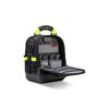 Veto Pro Pac 35 Lbs Medium Zippered Tech Tool Backpack, Black/Hi-Viz Yellow , small image number 4