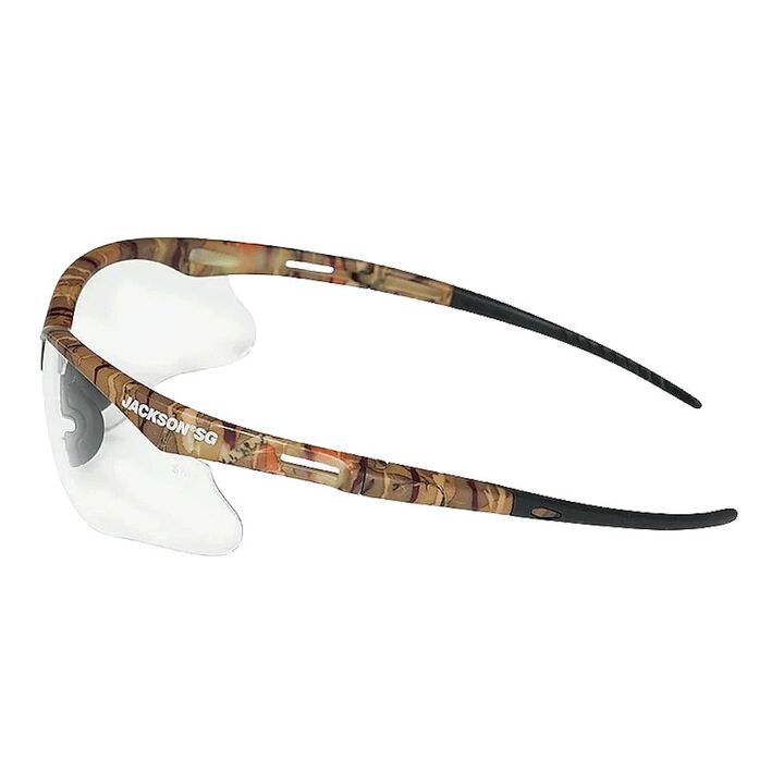 Jackson Safety Glasses Anti Fog Coating Clear Lens Camo Frame, large image number 3